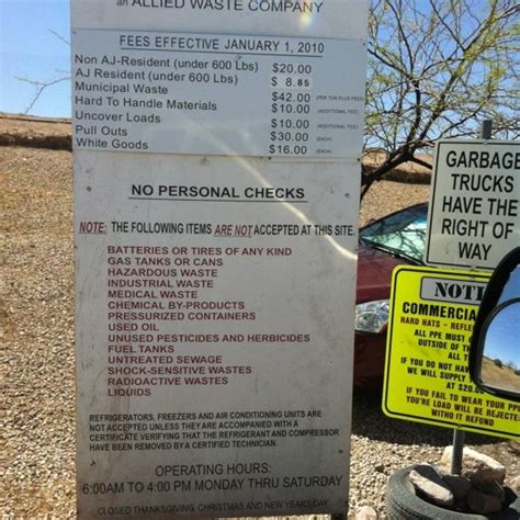 apache junction landfill fees|republic services apache junction landfill.